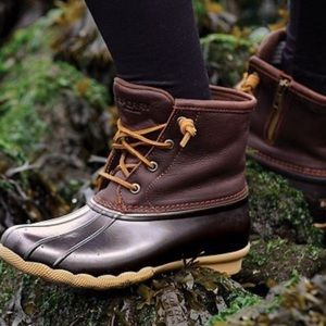 Sperry Topsider Leather Duck Boots